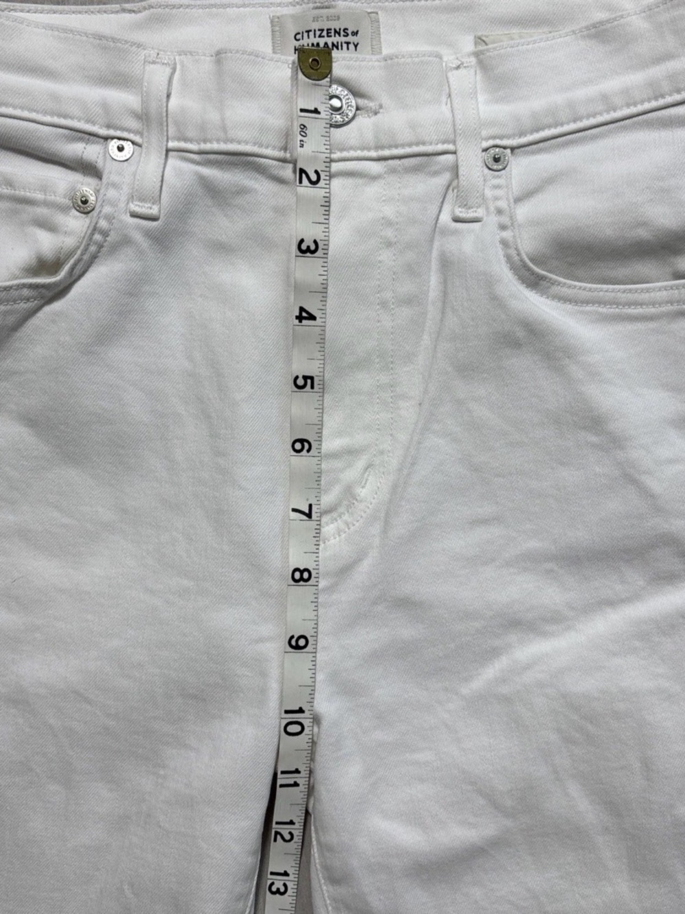 Citizens Of Humanity Lilah White Jeans Size 24x29 Slim Bootcut flared - Picture 11 of 13